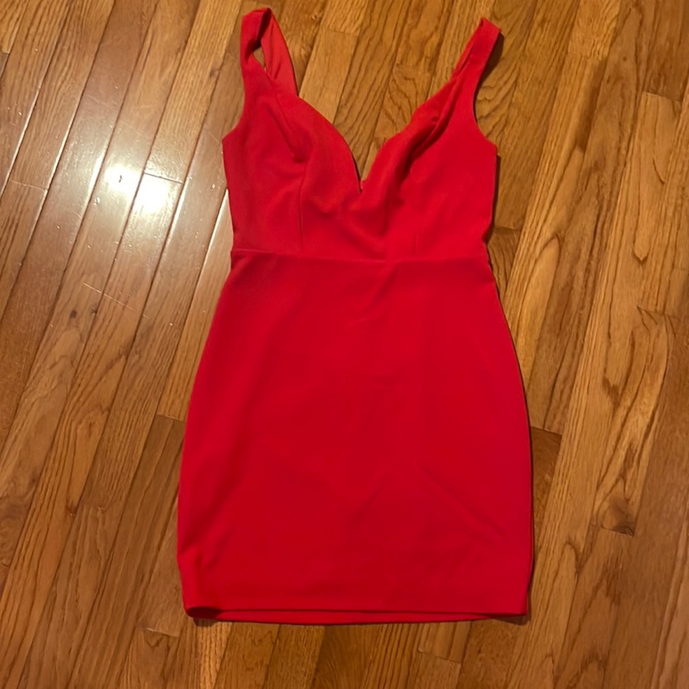 Express red dress